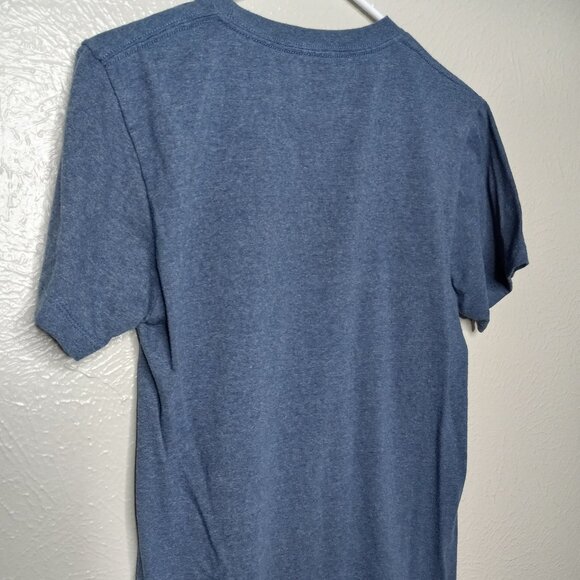 Retro CHEECH & CHONG short-sleeve graphic t-shirt in navy blue heather. - Picture 4 of 6